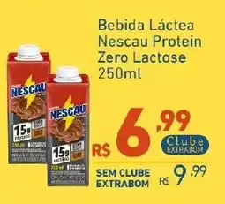 Extrabom Supermercados Bebida Láctea Nescau Protein Zero Lactose oferta