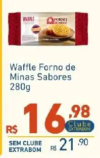Extrabom Supermercados Waffle Forno de Minas Sabores oferta