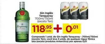 Carrefour Gin Inglês Tanqueray oferta