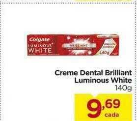 Carrefour Creme Dental Brilliant Luminous White oferta