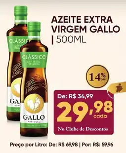 Pais e Filhos Supermercados Azeite extra virgem gallo oferta