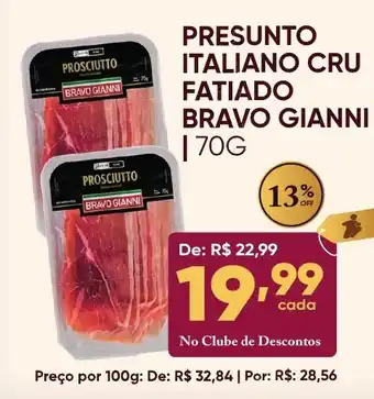 Presunto italiano cru fatiado bravo gianni