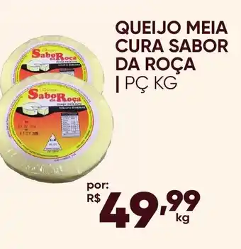 Queijo meia cura sabor da roca
