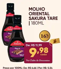 Pais e Filhos Supermercados molho oriental sakura tare oferta