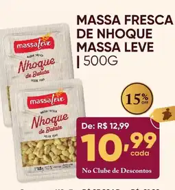 Pais e Filhos Supermercados Massa fresca de nhoque massa leve oferta