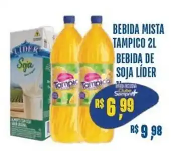 Bebida mista tampico 2l bebida de soja líder