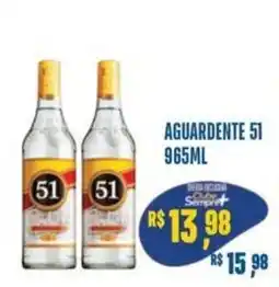 Sempre Vale Supermercados Aguardente 51 oferta