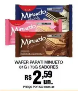 Supermercados Alvorada Wafer parati minueto oferta