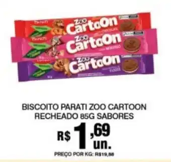 Biscoito parati zoo cartoon