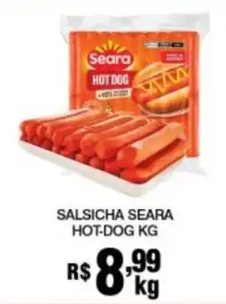 Supermercados Alvorada Salsicha seara hot-dog oferta