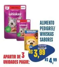 Sempre Vale Supermercados alimento pedigree/whiskas sabores oferta