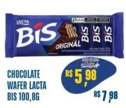 Sempre Vale Supermercados Chocolate wafer lacta bis 100,8g oferta
