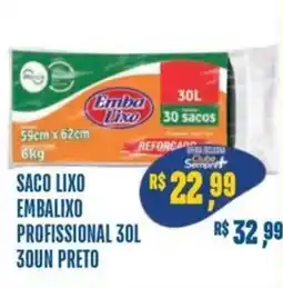 Sempre Vale Supermercados saco lixo embalixio profissional 30l oferta