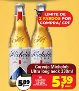 Safra Supermercados Cerveja michelob ultra long neck oferta