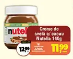 Safra Supermercados Creme de avóla c/ cacau Nutella oferta