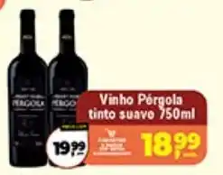 Safra Supermercados Vinho Pér戈la tinto suavo oferta