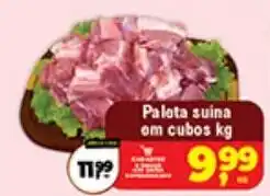 Safra Supermercados Palata suina em cubos oferta