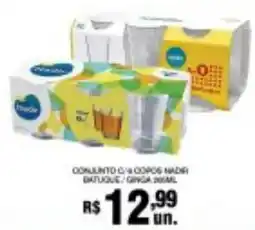 Supermercados Alvorada Conjunto c/4 copos madir oferta