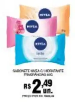 Supermercados Alvorada Sandonete nivea c/ hidratante fragrancias 85g oferta