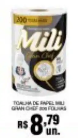 Supermercados Alvorada Toalha de papel mili gran chef oferta
