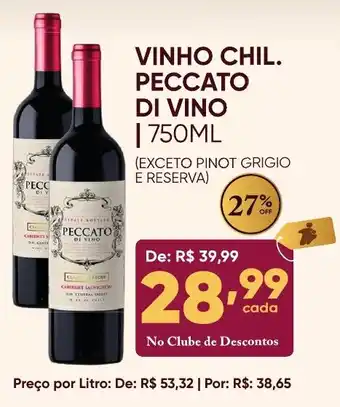 Vinho chil. peccato di vino