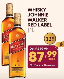 Pais e Filhos Supermercados whisky johnnie walker red label oferta