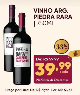 Vinho arg. piedra rara