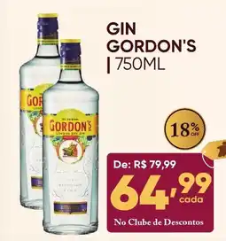 Pais e Filhos Supermercados Gin gordon's oferta