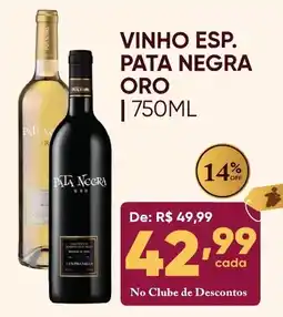 Pais e Filhos Supermercados vinho esp. pata negra oro oferta