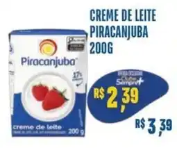 Sempre Vale Supermercados Creme de leite piracanjuba oferta