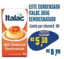 Sempre Vale Supermercados Leite condensado italac semidesnatado oferta