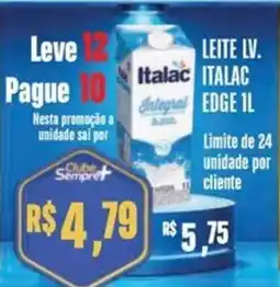 Sempre Vale Supermercados Leite lv. italac edge 1l oferta