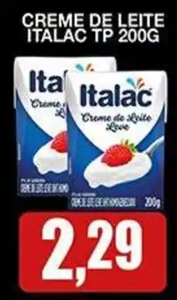 Supermercados Paraná Creme de leite Italac tp oferta