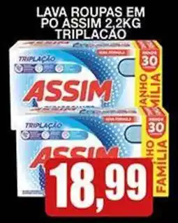 Supermercados Paraná lava roupas em po assim oferta