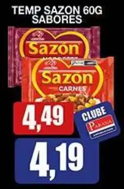 Supermercados Paraná Sazon sabores oferta