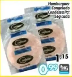Supermercados Big Compra Hamburguer Congelado Condessa Pct oferta