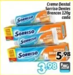 Supermercados Big Compra Creme Dental Sorriso Dentes Brancos oferta