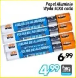 Supermercados Big Compra folha de alumínio wyda oferta