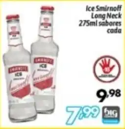 Supermercados Big Compra Ice Smirnoff Long Neck oferta