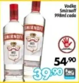 Supermercados Big Compra Vodka smirnoff oferta