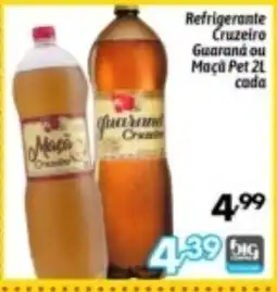 Supermercados Big Compra Refrigerante Cruzeiro Guaraná ou Maçã Pet 2L oferta