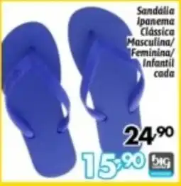 Supermercados Big Compra Sandália Ipanema Clássica Masculina/ Feminina/ Infantil oferta