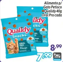 Supermercados Big Compra Alimento p/ Gato Petisco Qualidy Oral Pro oferta