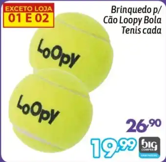 Brinquedo p/ Cão Loopy Bola Tenis