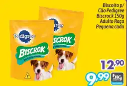 Supermercados Big Compra Biscoito p/ Cão Pedigree Biscrock oferta