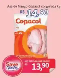 Supermercados Savegnago Asa de frango copacol oferta