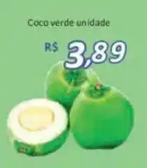 Supermercados Savegnago Coco verde unidade oferta