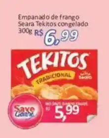 Supermercados Savegnago empanado de frango seara tekitos congelado oferta
