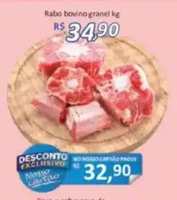 Supermercados Savegnago Rabo bovino granel oferta