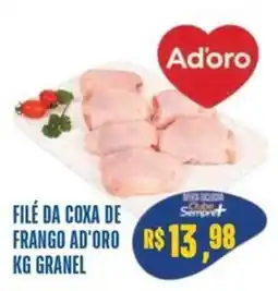 Sempre Vale Supermercados Filé da coxa de frango ad'oro oferta